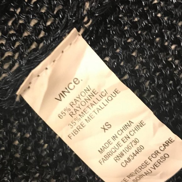 Vince Soft Metal Knit Mesh Top - Picture 5 of 7